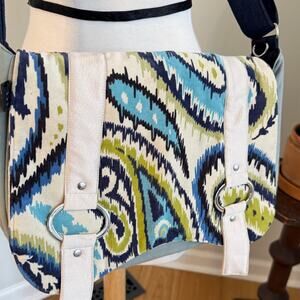 1154 Lill Studio Ikat Crossbody Messenger Bag